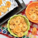 green plantain chips.