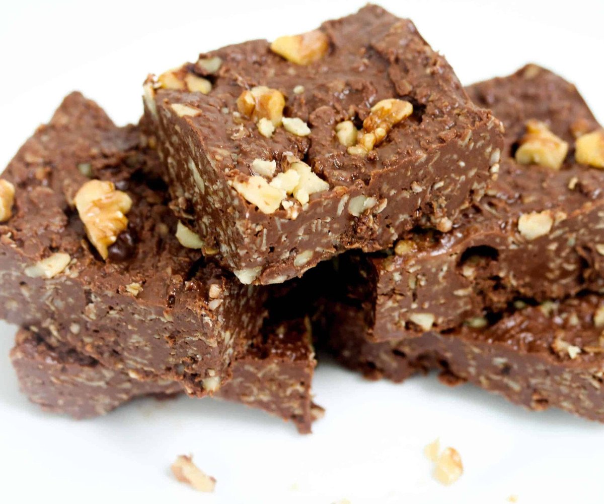Chocolate oatmeal bars.