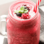 mixed berry smoothie.