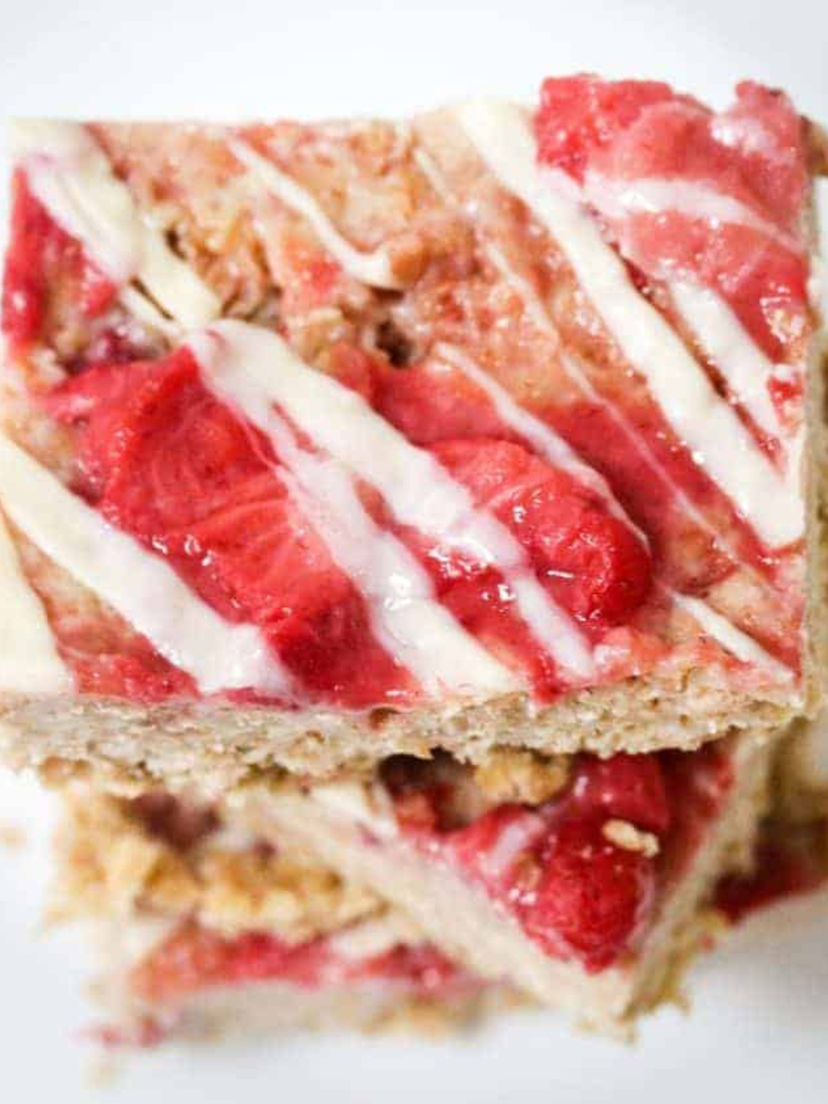 Stawberry oat bars.