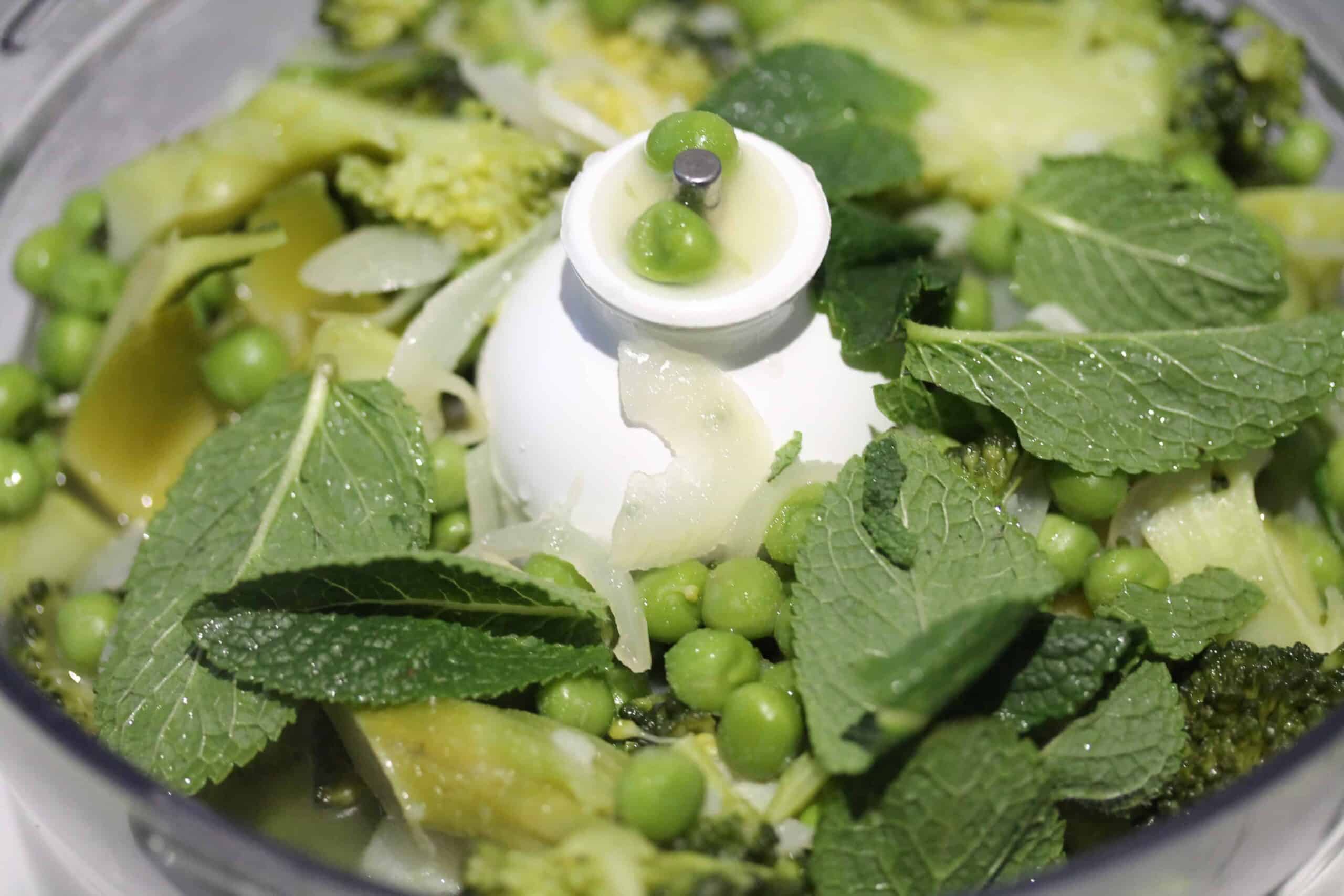 Broccoli Pea and Mint Soup Easy Vegetarian Dinner Sims Home Kitchen