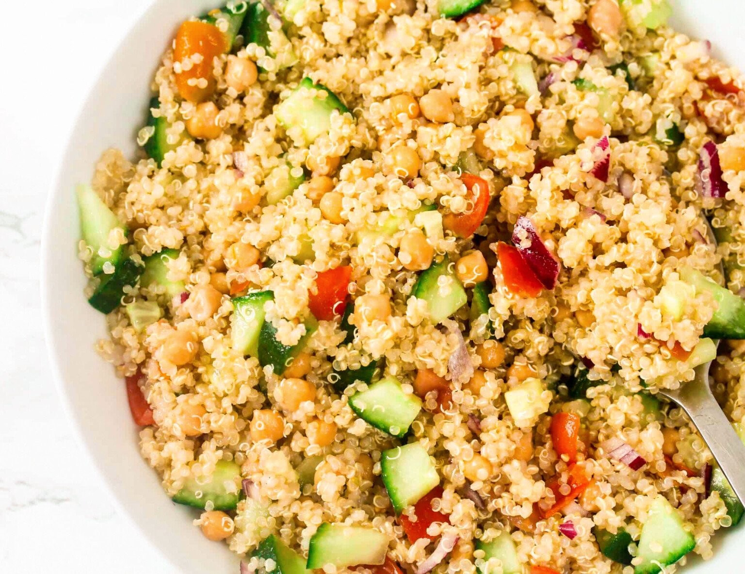 Vegan Quinoa Chickpea Salad Sims Home Kitchen