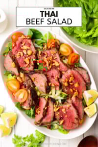 Thai steak salad.