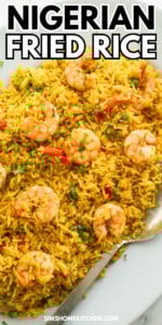 Nigerian fried rice.