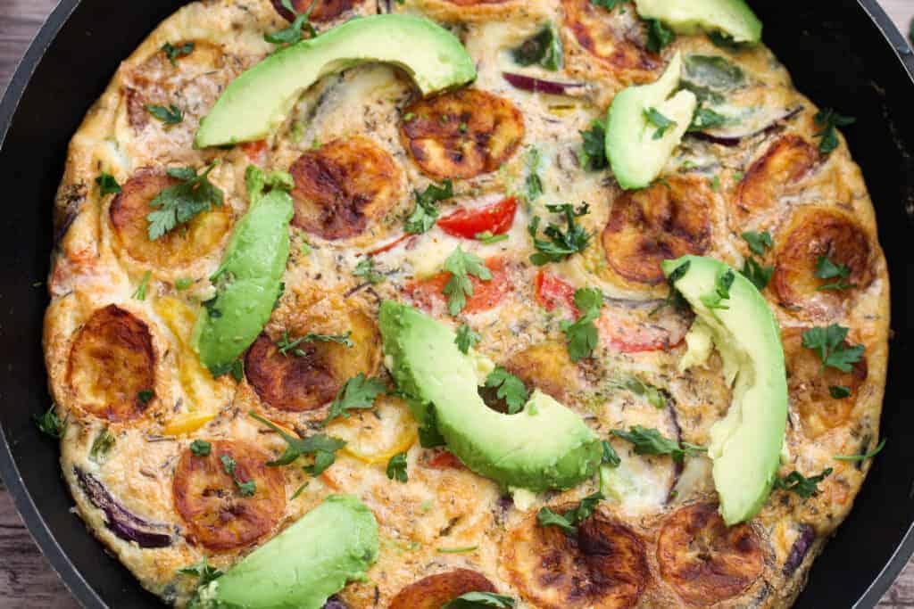 plantain-frittata