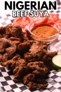 Beef suya.
