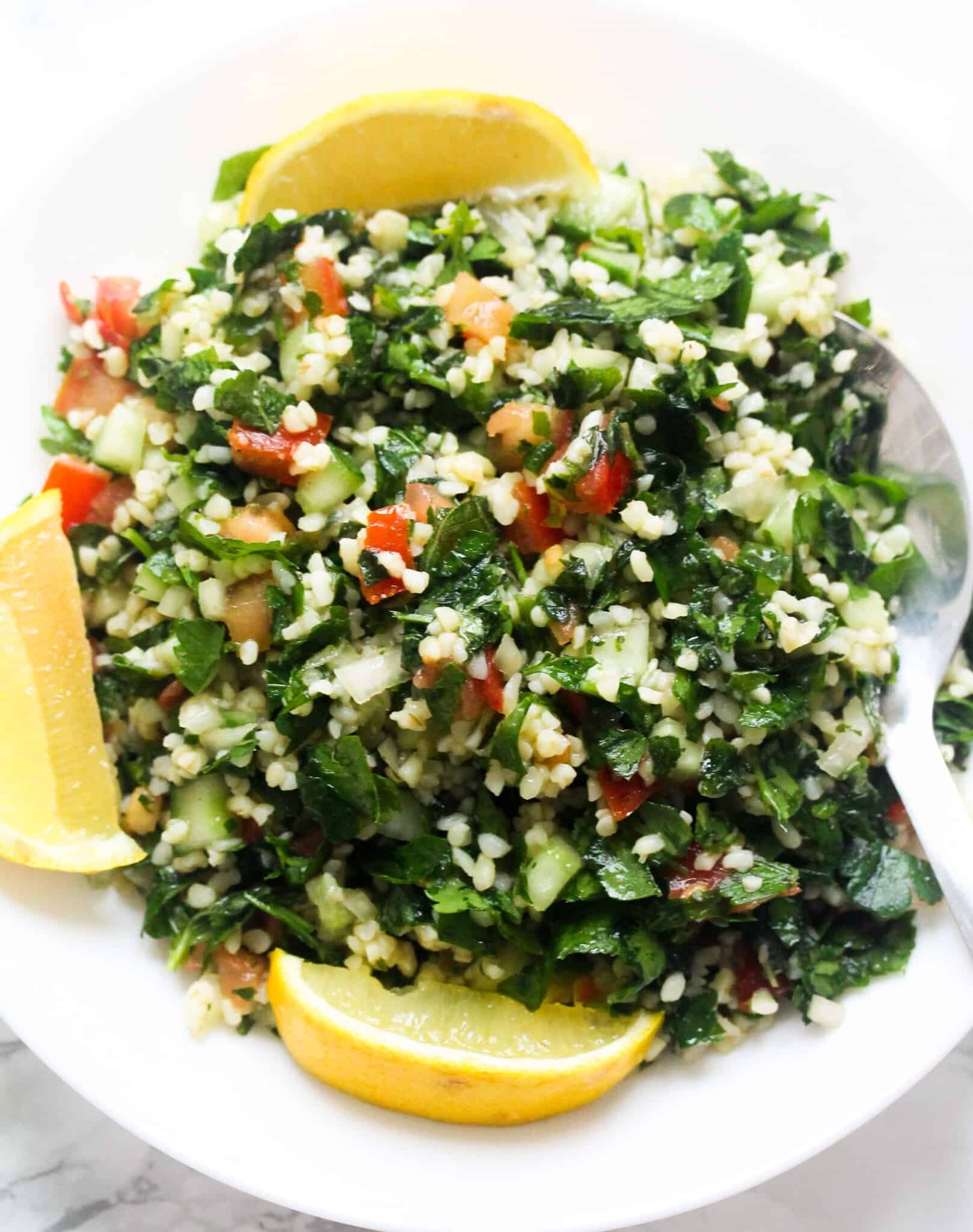 Lebanese Tabbouleh Salad Recipe (Tabbouli) Sims Home Kitchen