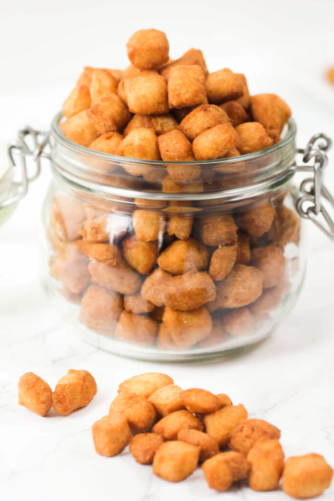African chin chin in a jar