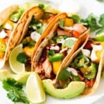 salmon tacos.