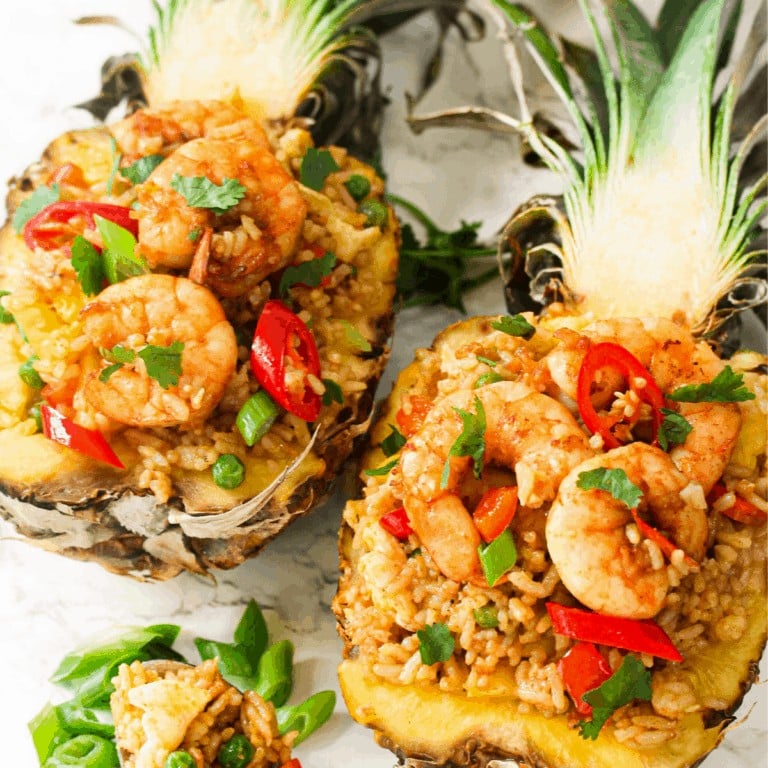shrimp pineapple fried rice