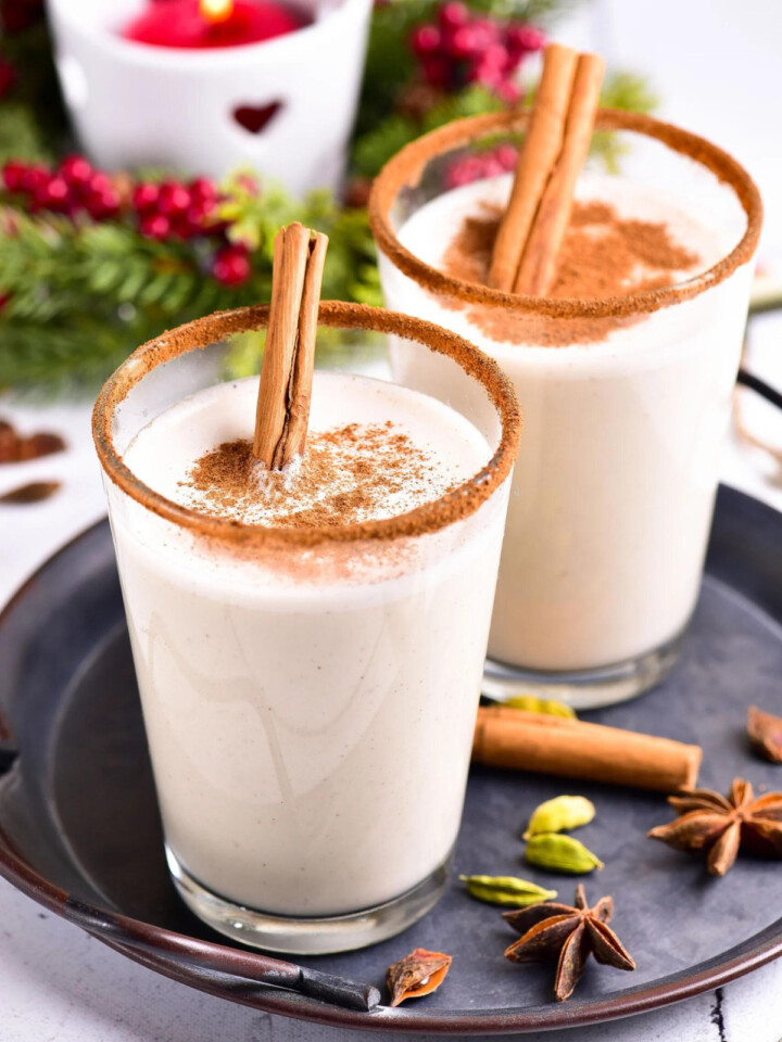 Creamy Vegan Eggnog - Sims Home Kitchen