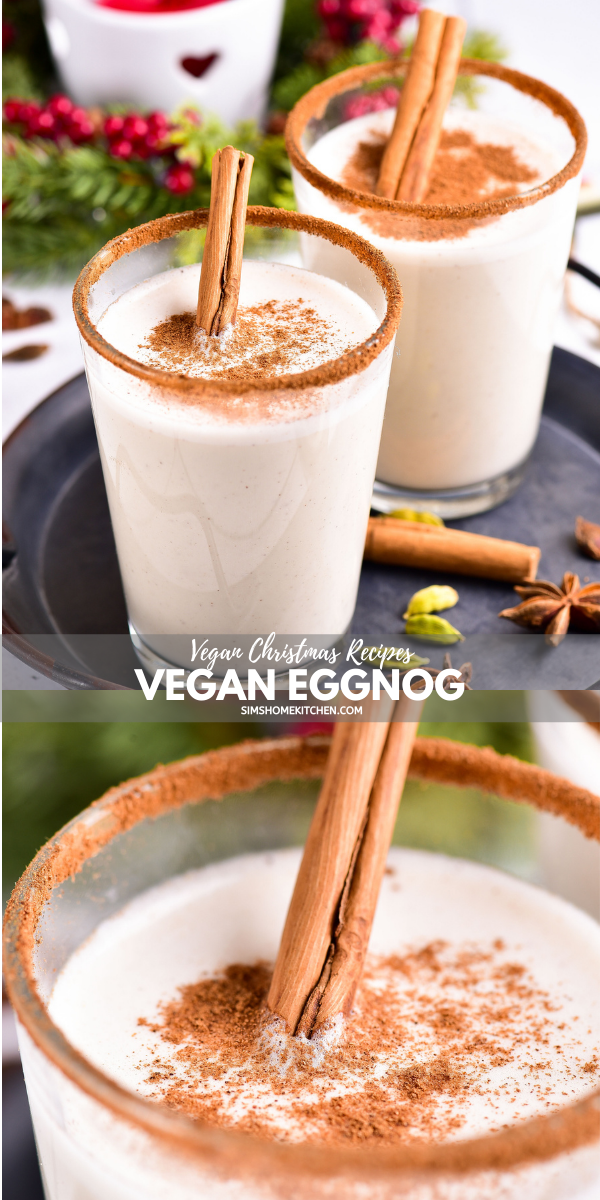 Creamy Vegan Eggnog - Sims Home Kitchen