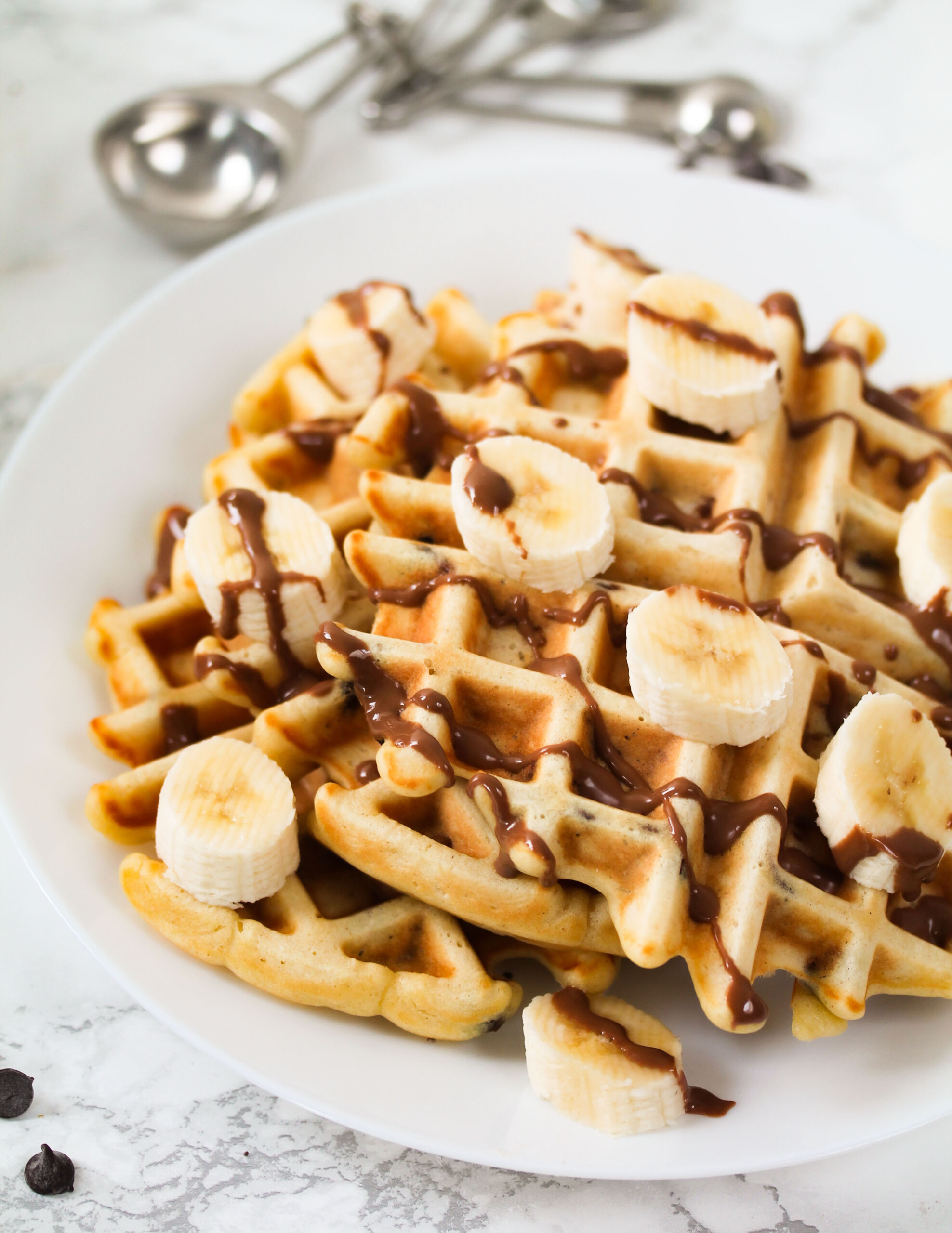 Easy Chocolate Chip Waffles Sims Home Kitchen