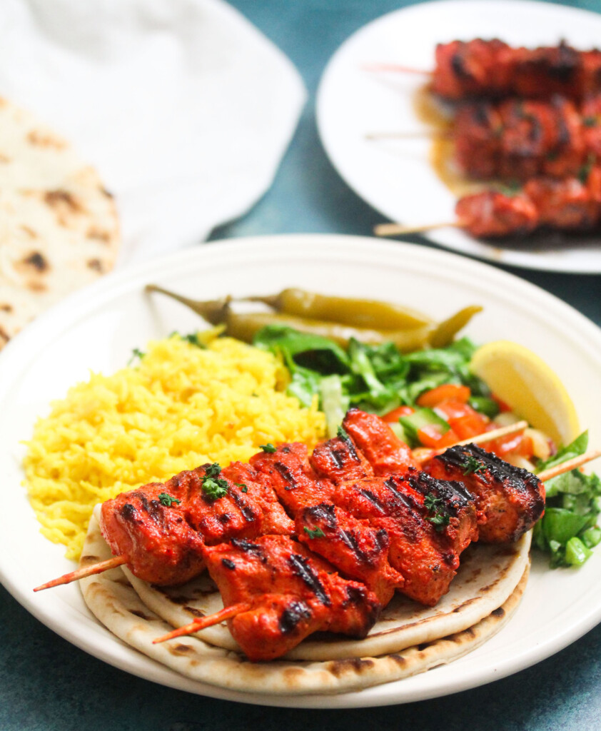 Chicken tandoori skewers