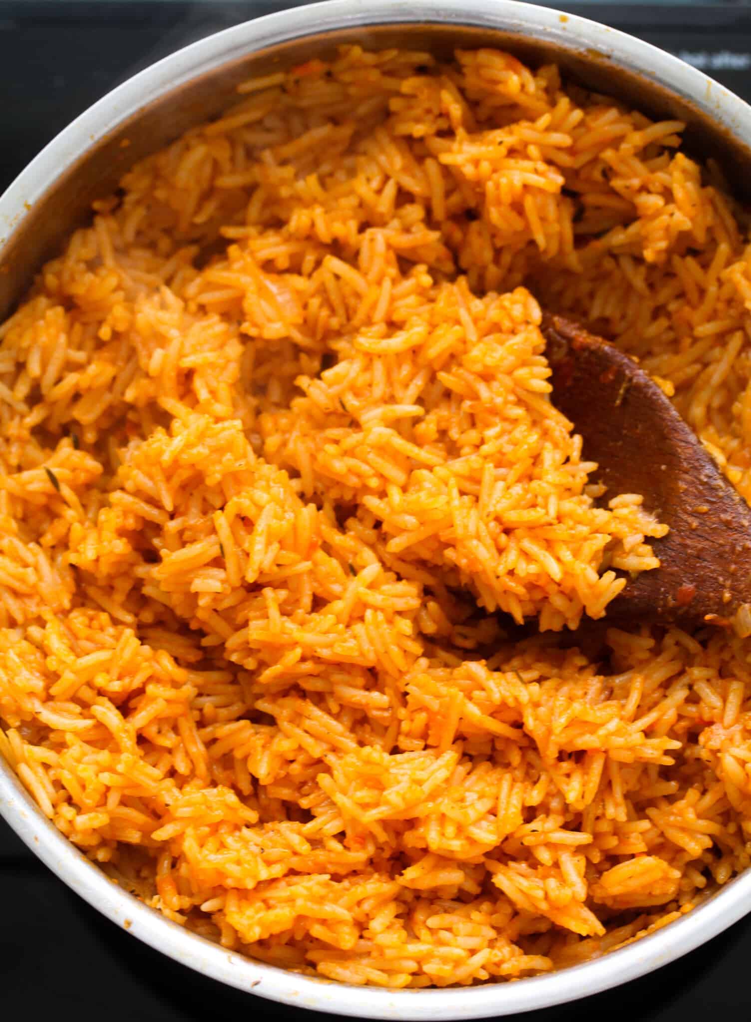 Easy Coconut Jollof Rice Sims Home Kitchen