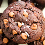 easy double chocolate chip cookie made with white sugar.