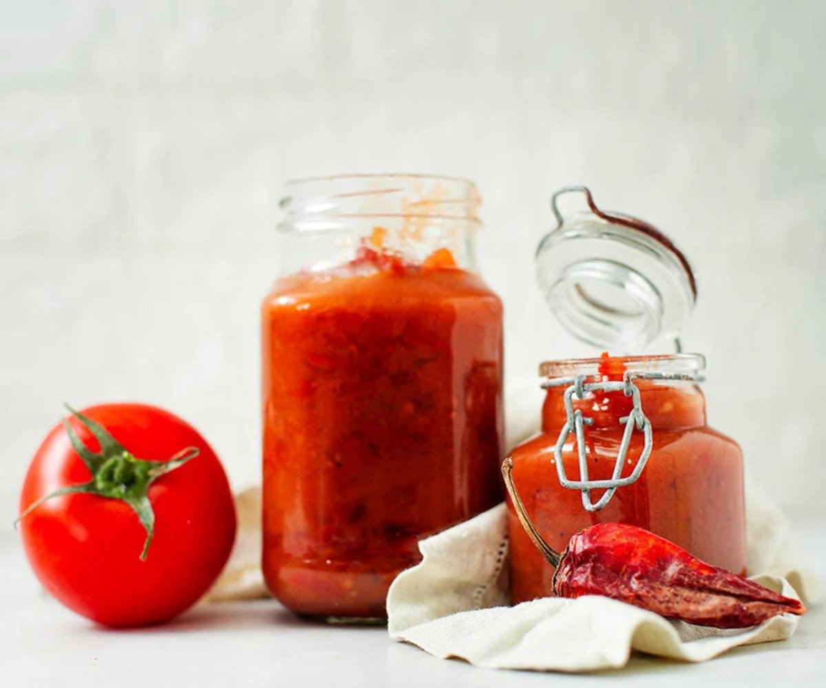 Relish ingredients.