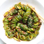 spicy cucumber salad.