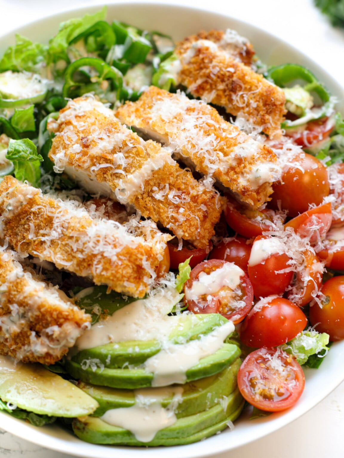 Easy Crispy Chicken Salad - Sims Home Kitchen