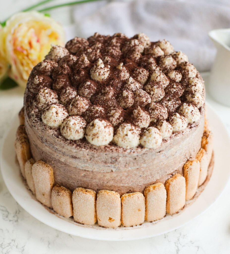 Easy Tiramisu Cake with Ladyfingers Sims Home Kitchen
