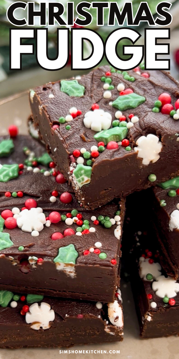 Easy Christmas Chocolate Fudge Sims Home Kitchen