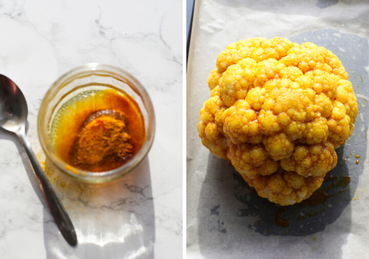 Turmeric Whole Roasted Cauliflower - Sims Home Kitchen