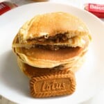Lotus Biscoff pancake recipe.