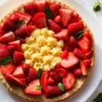 strawberries galette.