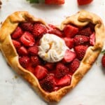 strawberries galette.
