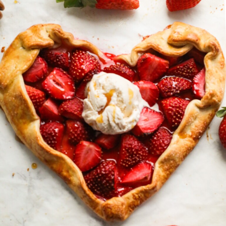 strawberries galette.