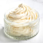 white choco buttercream.