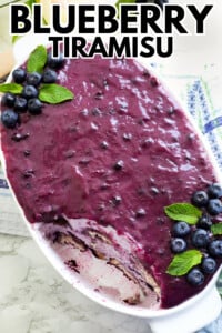 Blueberry Tiramisus.