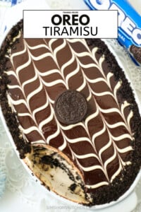 Oreos tiramisu.