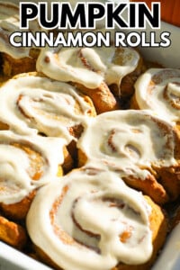 Pumpkin cinnamon roll.