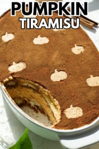 Pumpkin tiramisu.