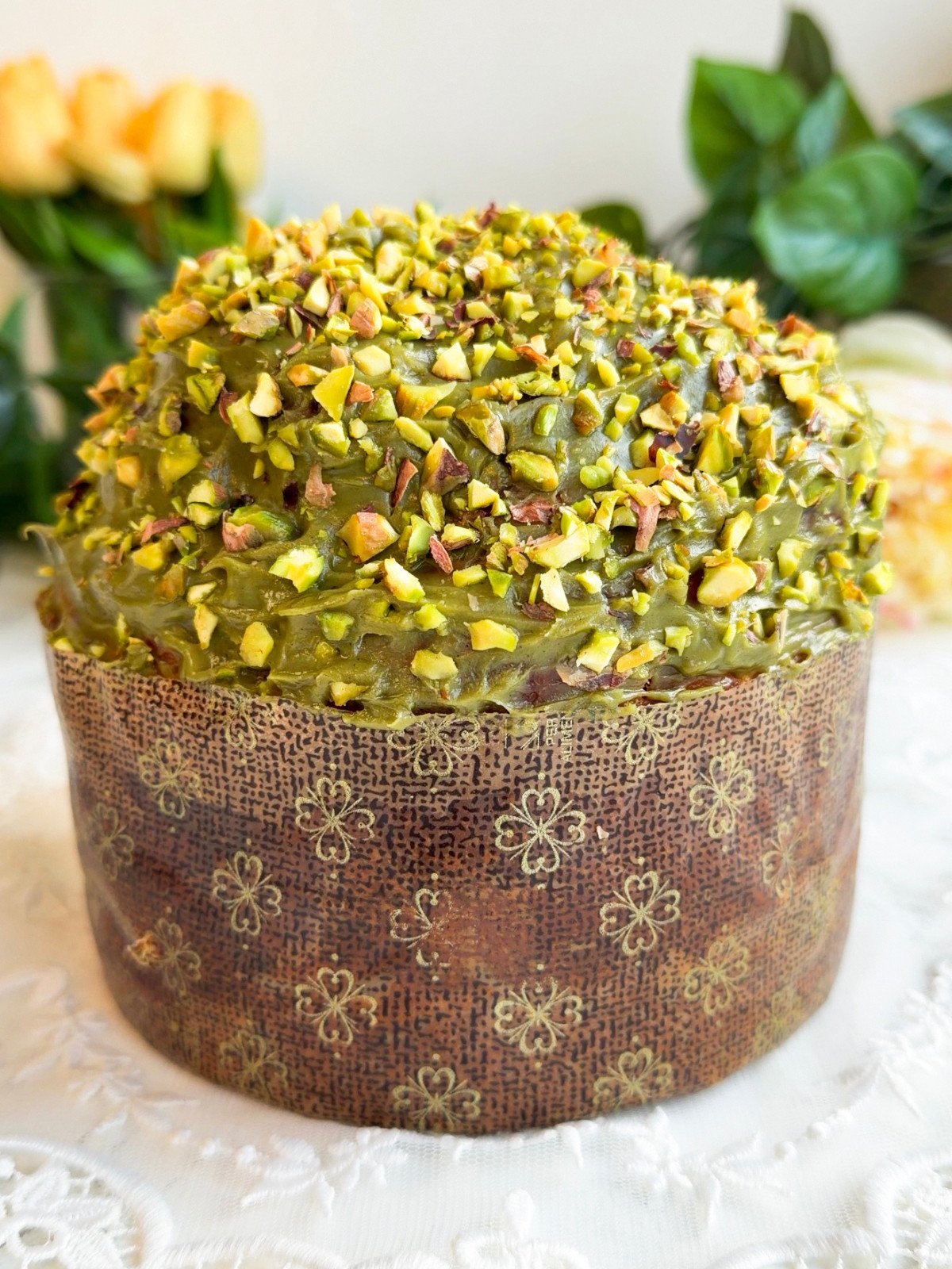 Pistachio Panettone.