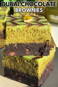 Dubais chocolate brownies.