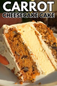 Carrot cheese cake cake.