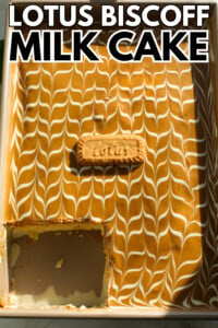 Lotus milk cake.