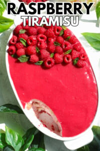 Raspberry Tiramisus.