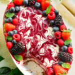 Tiramisu with berries.